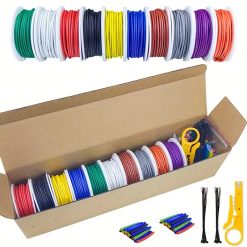 10-Color 26 AWG Stranded Hookup Wire Kit