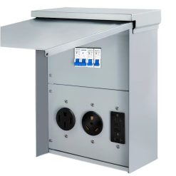 Pre-Wired RV Temporary Power Socket Panel